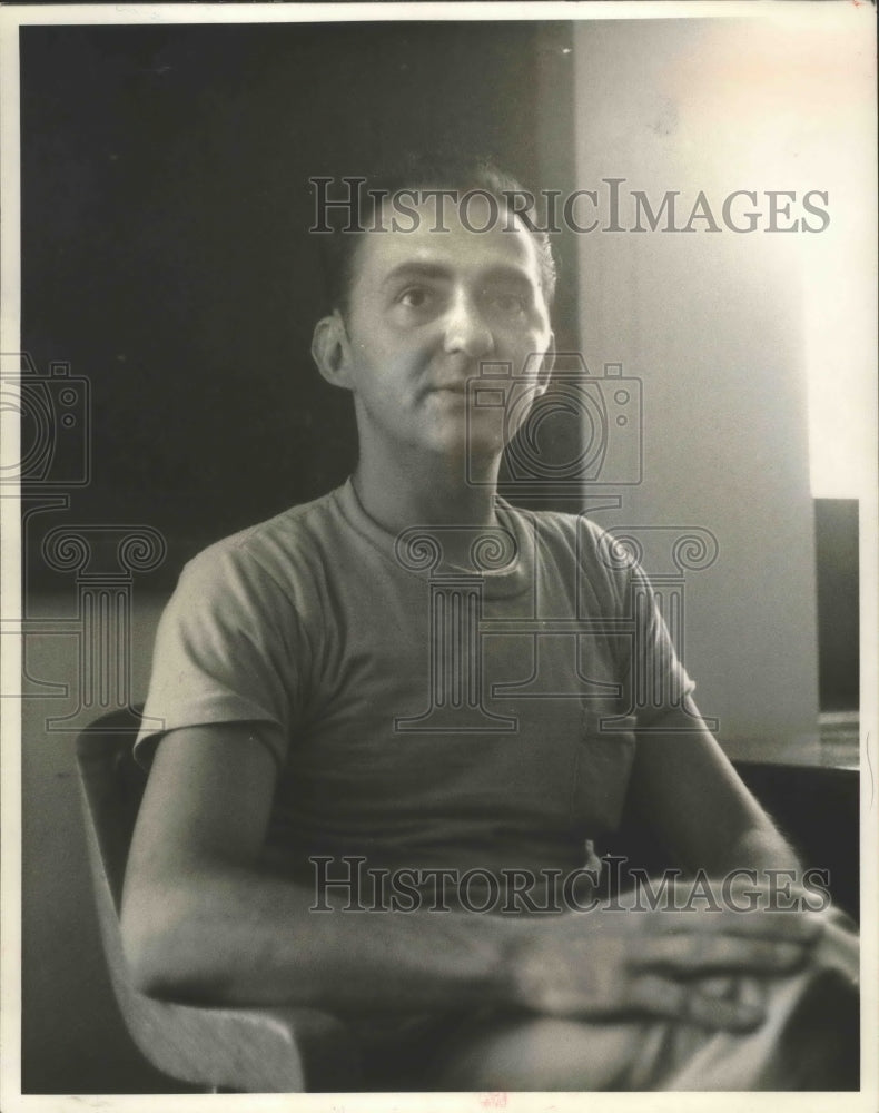 1958 Press Photo Milwaukee&#39;s Jospeh Mojto testifies in court- Historic Images