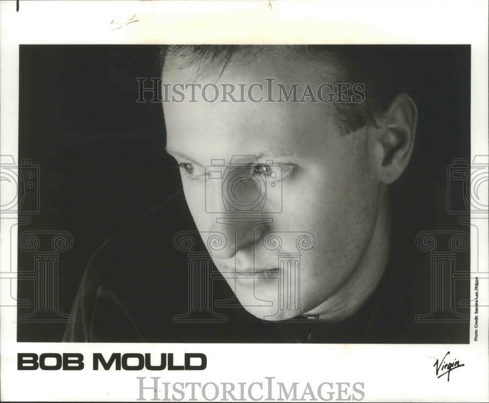 1990 Press Photo Rock star Bob Mould - mjp25487- Historic Images