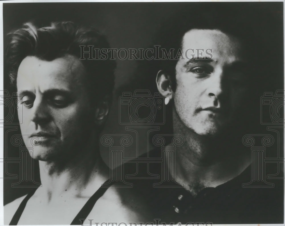 1991 Press Photo Dancer Mark Morris With Mikhail Baryshnikov - mjp25551- Historic Images