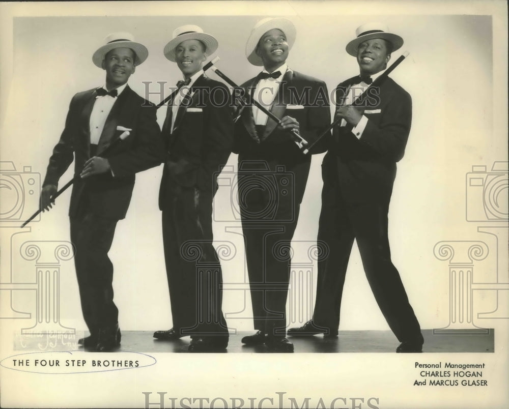 1962 Press Photo The Four Step Brothers, entertainers- Historic Images