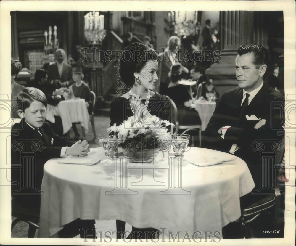 1963 Press Photo Glenn Ford & others in "The Courtship of Eddie's Father"- Historic Images