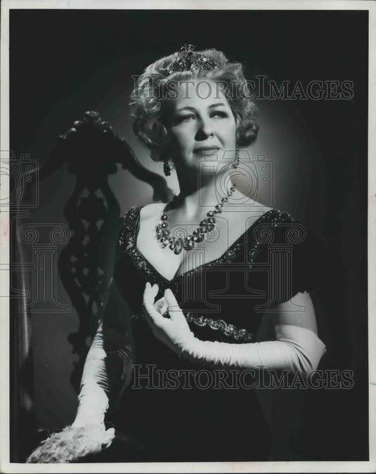 1968 Press Photo Soprano AnnDre House in "Turandot" at the Milwaukee Auditorium- Historic Images