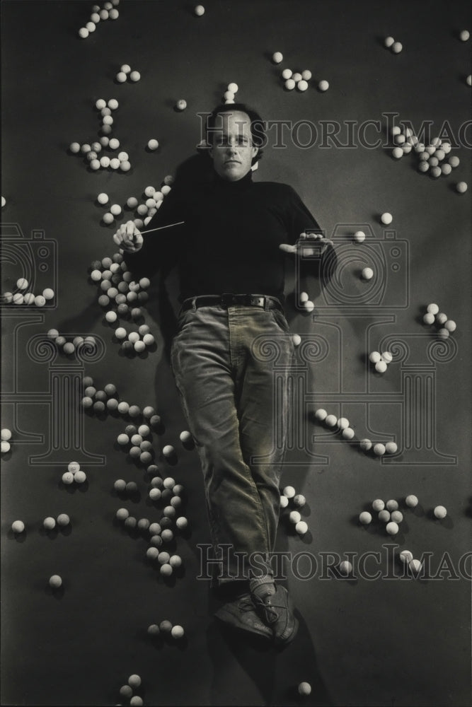 1988 Press Photo Kevin Stalheim, founder of Milwaukee Music Ensemble - mjp26109- Historic Images