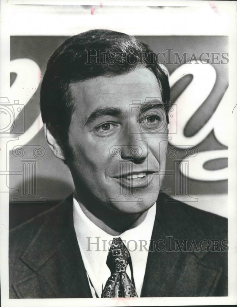 1973 Press Photo Fred Holliday, Host of the ABC Show, &quot;The Girl in My Life&quot;- Historic Images