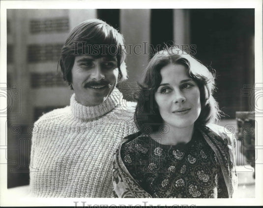 1973 Press Photo James Brolin and Joan Hackett in "Class of '63" on ABC-TV- Historic Images