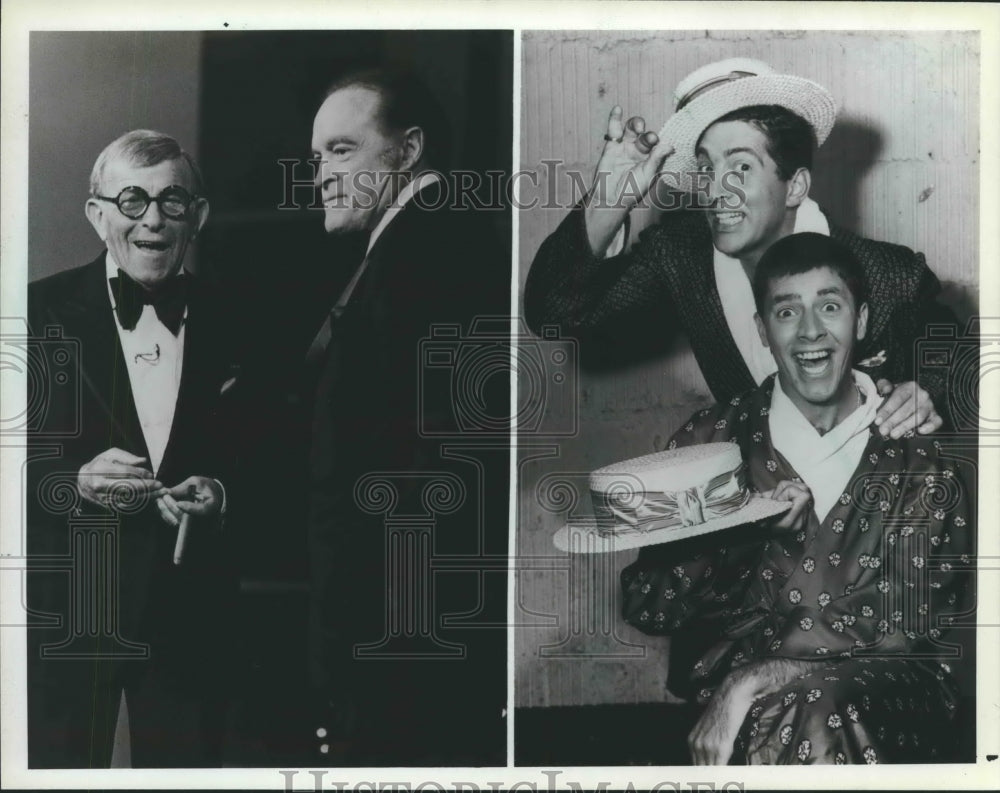 1950 Press Photo Bob Hope &amp; others on &quot;Who Makes the World Laugh?&quot; on NBC-TV- Historic Images