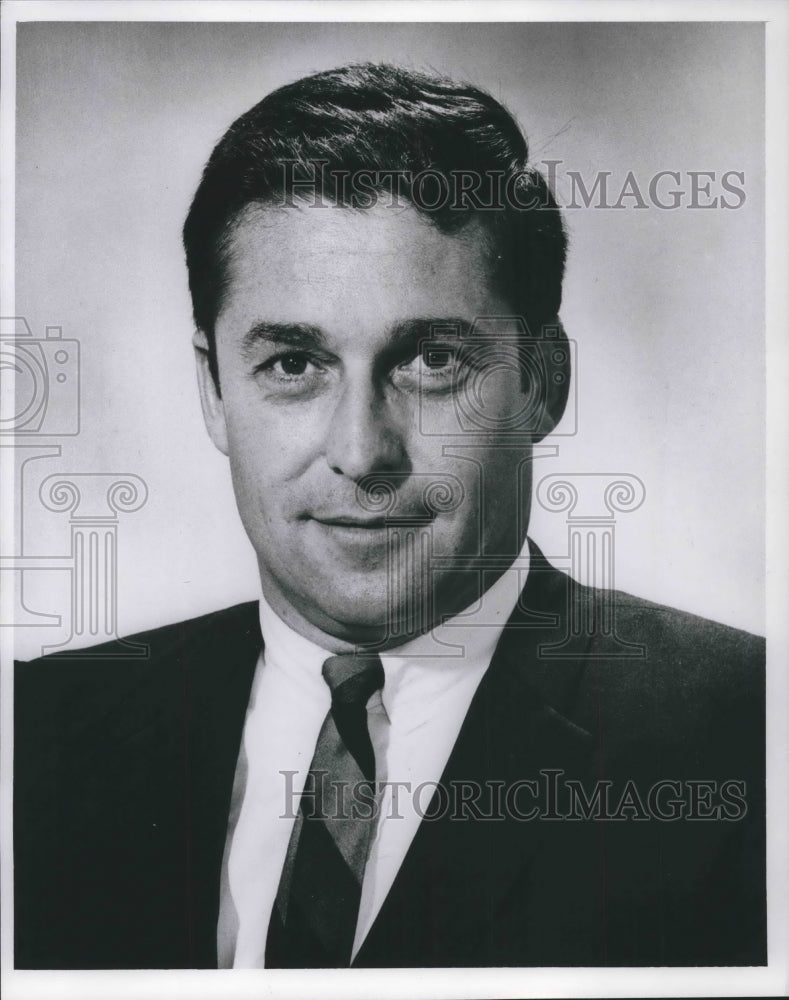 1967 Press Photo Alan Phillips of Channel 12 News