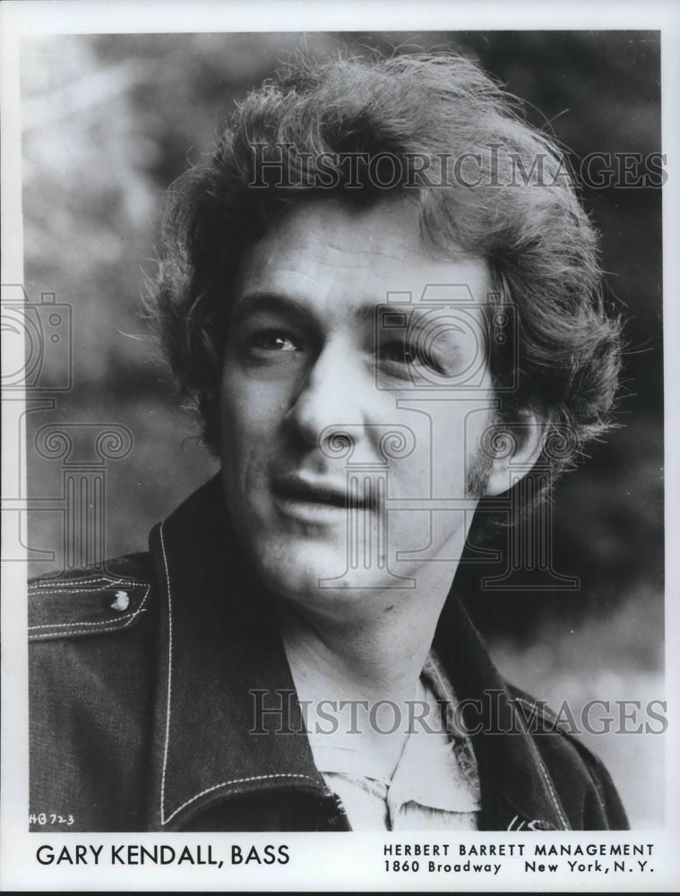 1978 Press Photo Bass player Gary Kendall - mjp28269- Historic Images