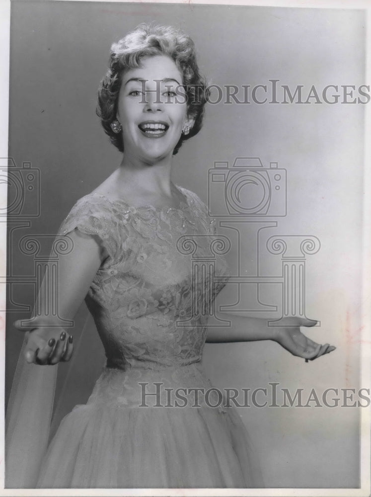 1958 Press Photo Betty Johnson