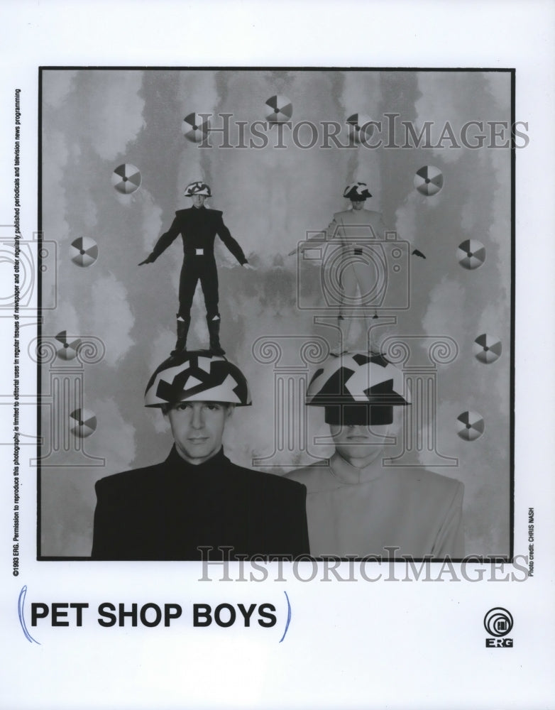 1993 Press Photo Pet Shop Boys, entertainers - mjp28760- Historic Images