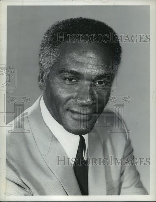 1968 Press Photo Actor Percy Rodriguez of "Peyton Place"- Historic Images