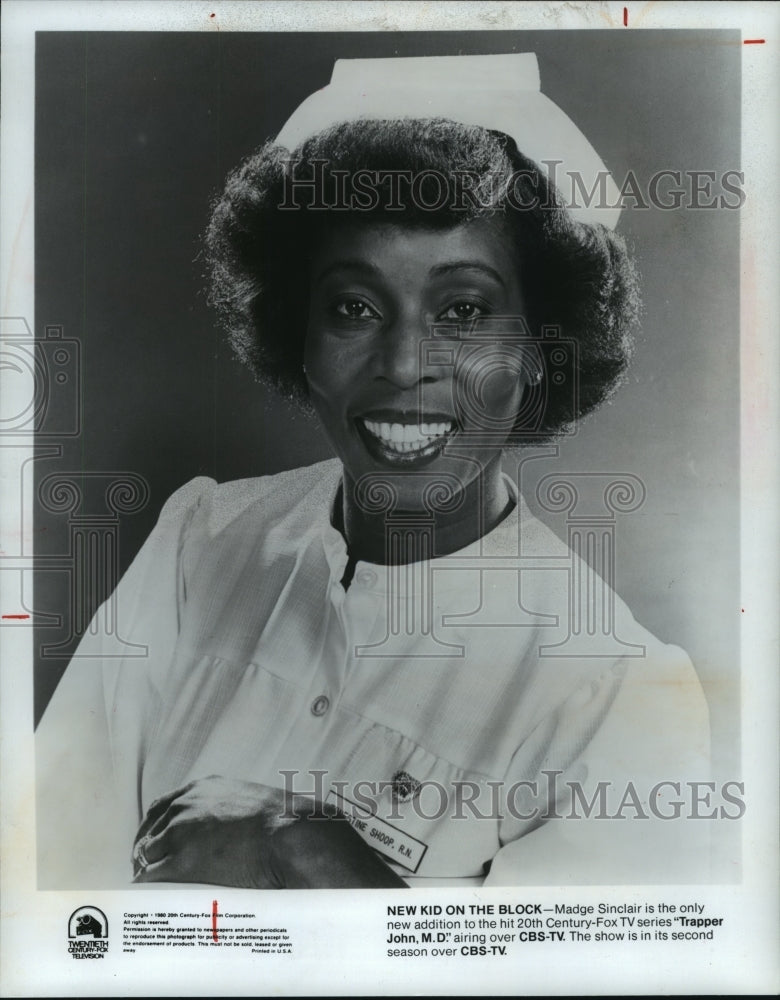 1980 Press Photo Television Actress Madge Sinclair - mjp29368- Historic Images