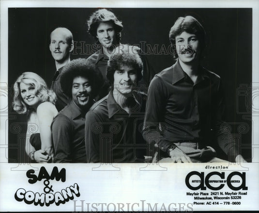 1981 Press Photo Sam and Company period band from the '40s to present.- Historic Images