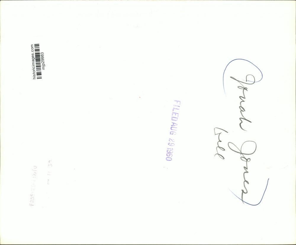 1960 Press Photo Trumpet player Jonah Jones playing his trumpet.