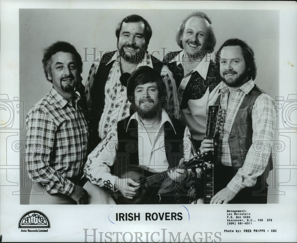 1981 Press Photo Irish Rovers, professional musicians. - mjp29989- Historic Images