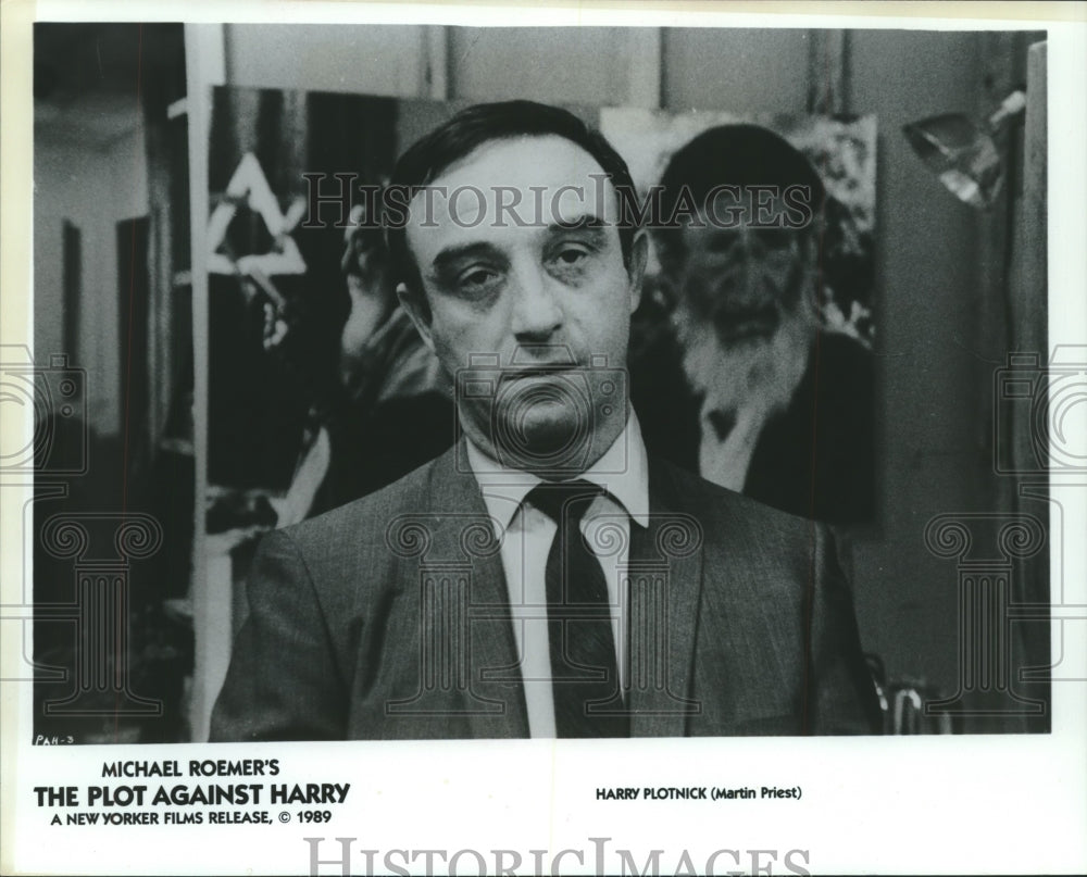 1990 Press Photo Martin priest as Harry in &quot;The Plot Against Harry&quot; movie- Historic Images