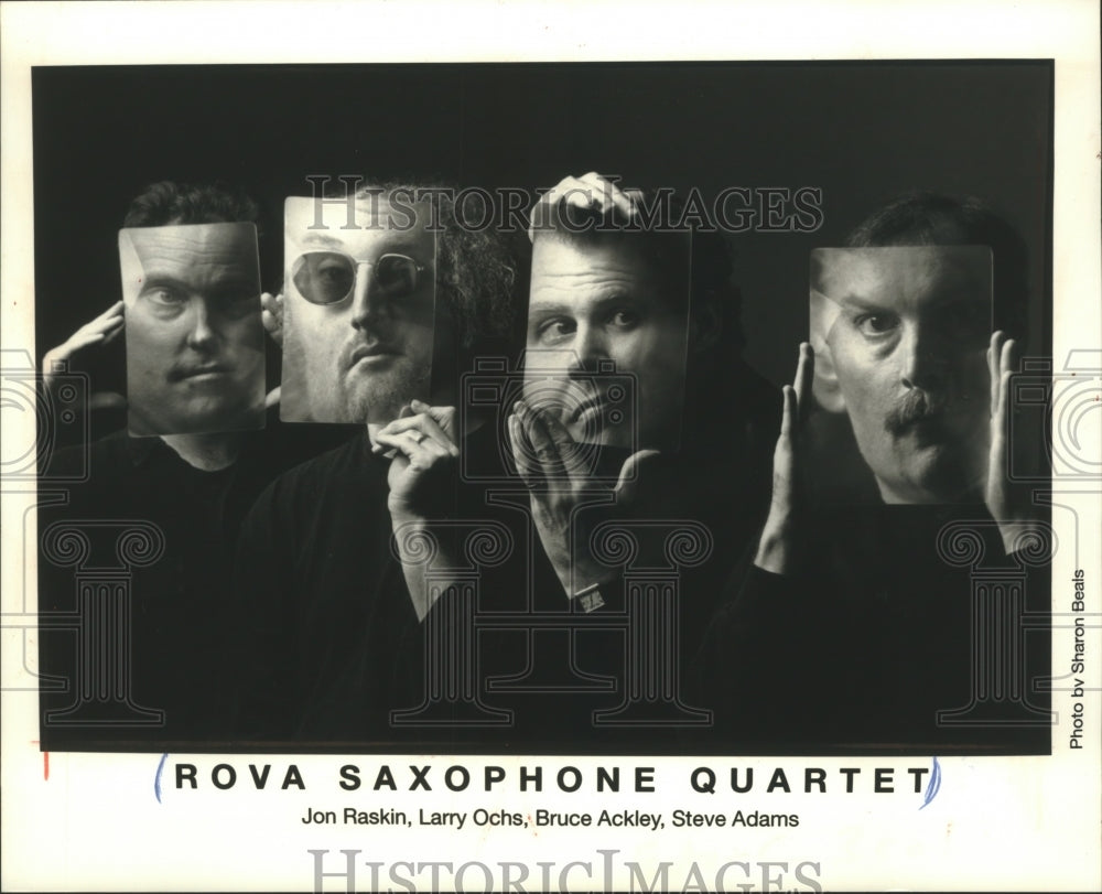 1992 Press Photo Rova Saxophone Quartet at Alverno College&#39;s Pitman Theater- Historic Images