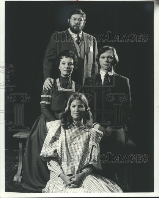 1974 Press Photo Cast of "Our Town" at the Milwaukee Repertory Theater- Historic Images