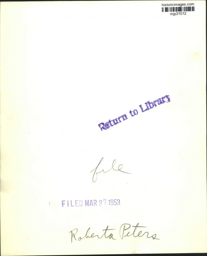 1953 Press Photo Roberta Peters smiling in fancy jewelry and a dress