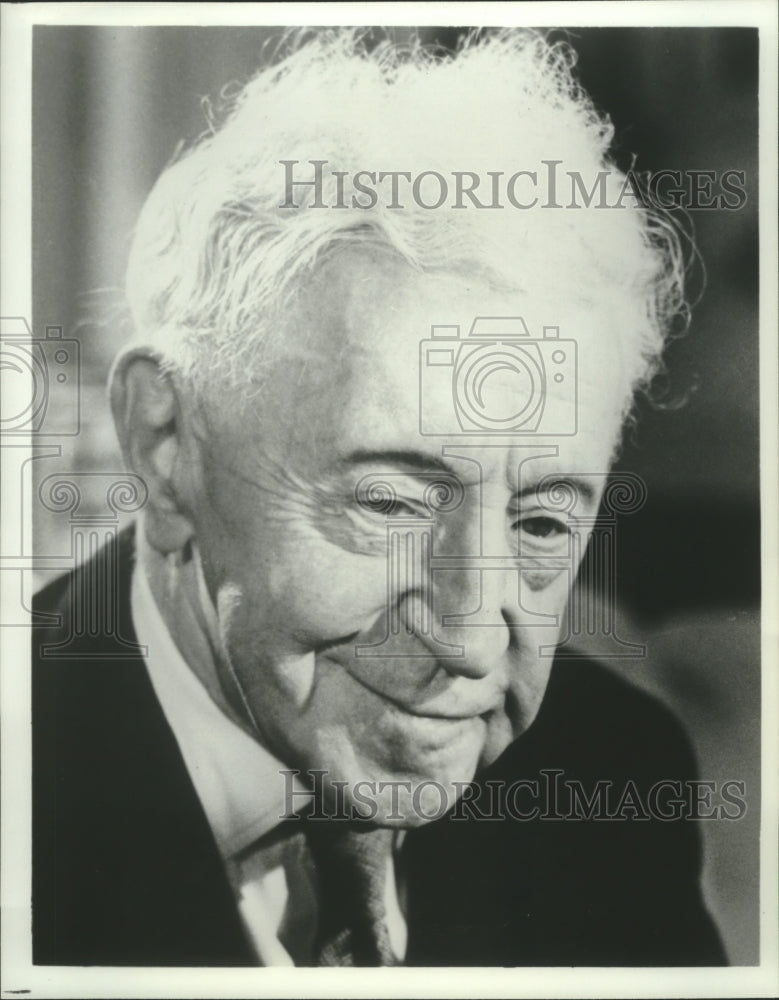 1976 Press Photo Musician Arthur Rubinstein appears on &quot;Rubinstein at 90&quot; on PBS- Historic Images