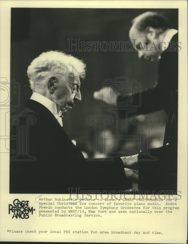 1975 Press Photo Arthur Robinson Performs In Christmas Eve Concert- Historic Images