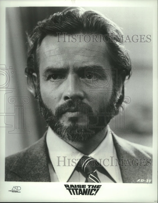 1980 Press Photo Actor Richard Jordan in "Raise the Titanic!" - mjp31339- Historic Images