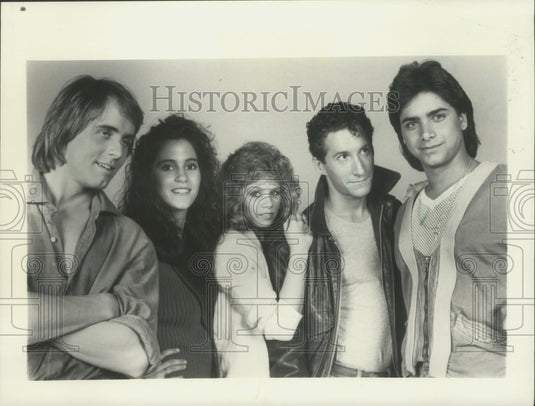 1984 Press Photo John Stamos & other stars of "Dreams" - mjp31836- Historic Images