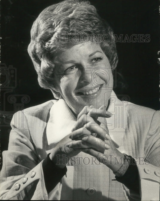1975 Press Photo Tippi Huntley, wife of newscaster Chet Huntley - mjp32172- Historic Images