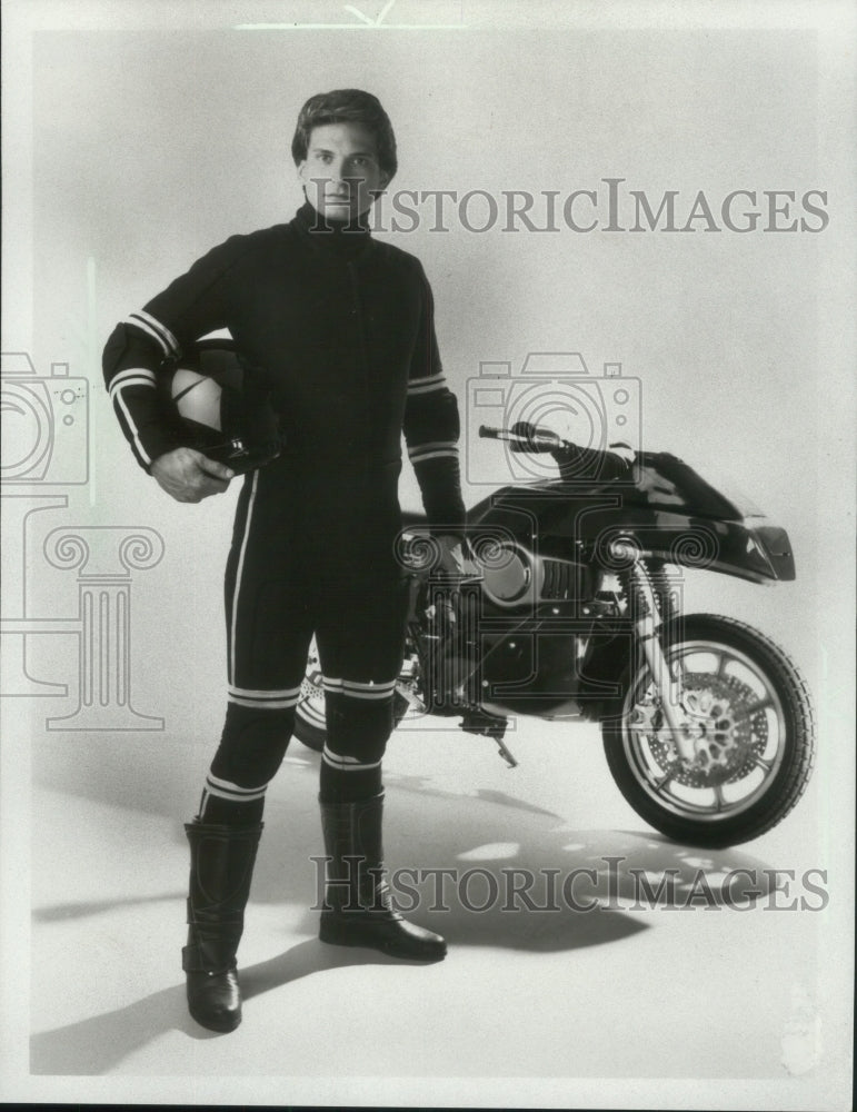 1984 Press Photo Rex Smith stars in "Street Hawk" on ABC-TV - mjp32319- Historic Images