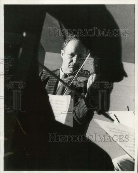 1961 Press Photo Leonard Sorkin, violinist , George Sopkin cellist, Wisconsin.- Historic Images