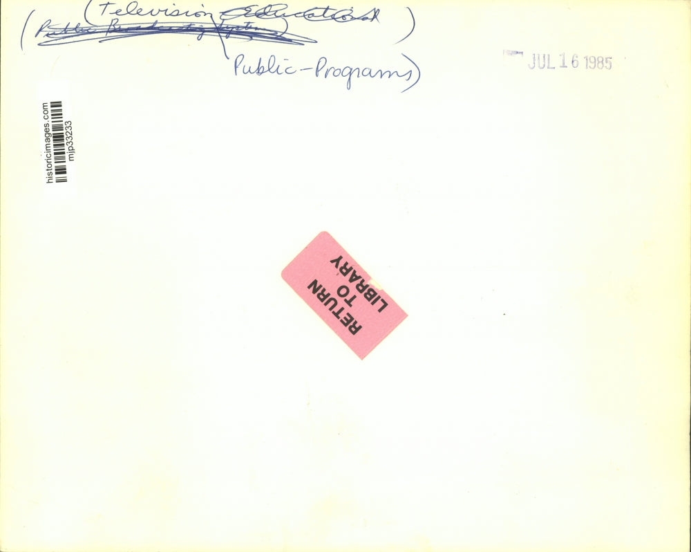 1985 Press Photo Features presented on Matinee at the Bijou on PBS network