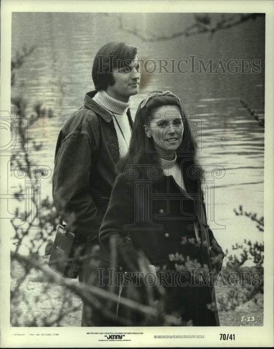 1969 Press Photo Marlo Thomas in her first movie, "Jenny", with Alan Alda- Historic Images