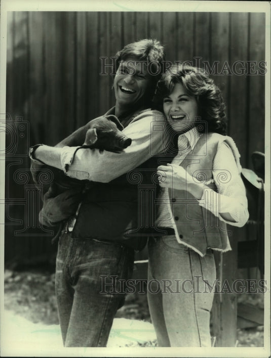 1982 Press Photo Terri Treas and other in "Seven Brides for Seven Brothers"- Historic Images