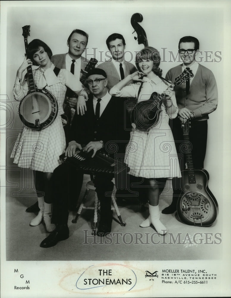 1968 Press Photo Musical group The Stonemans - mjp34105- Historic Images