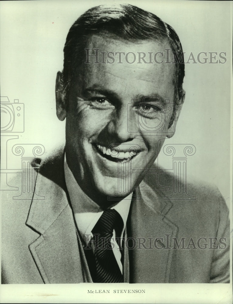 1974 Press Photo United States Actor McLean Stevenson - mjp34213- Historic Images