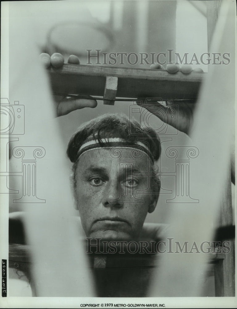 1973 Press Photo United States Actor McLean Stevenson in MGM-TV's "Shirts/Skins"- Historic Images