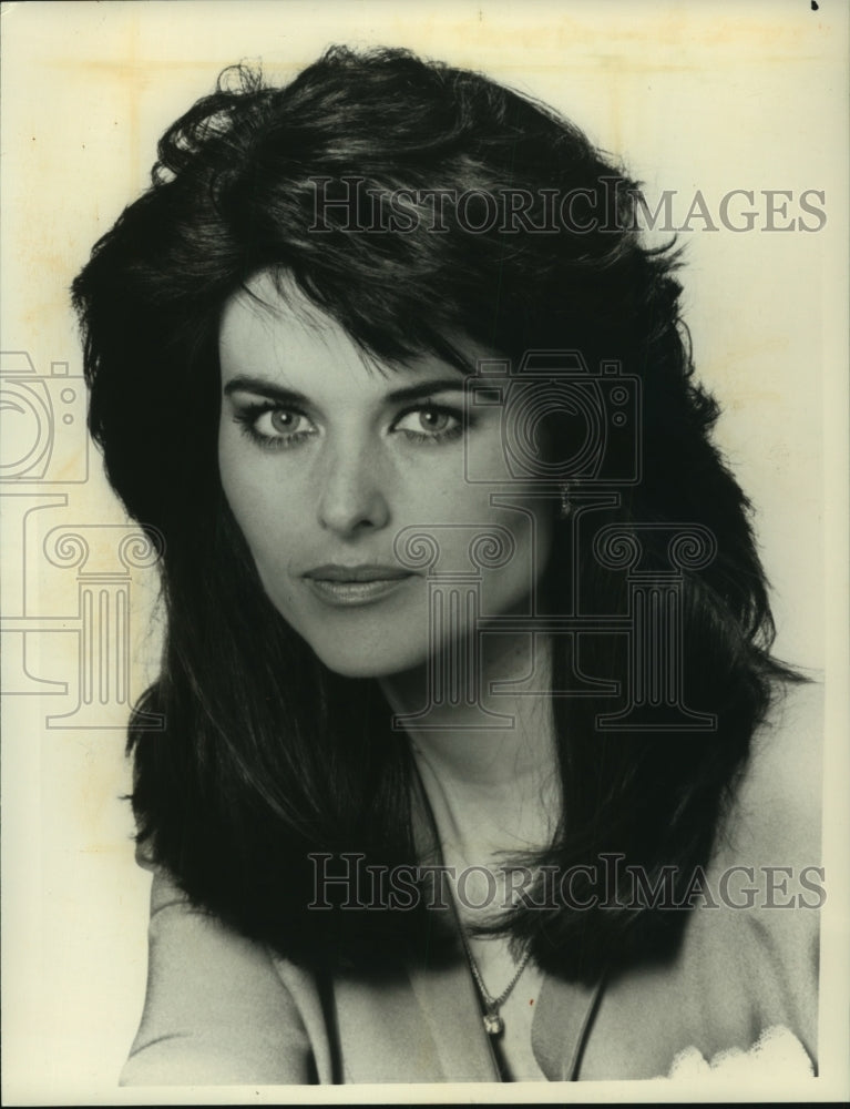 1987 Press Photo Maria Shriver co-anchor, &#39;Yesterday, Today and Tomorrow&#39;- Historic Images