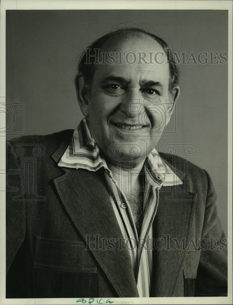 1977 Press Photo Actor Jack Somack as Cappy Capogrosso in &quot;Ball Four&quot;- Historic Images