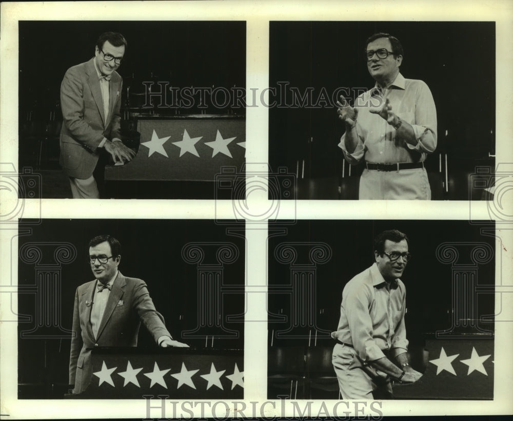 1985 Press Photo Mark Russel in &quot;Mark Russel Comedy Special&quot; - mjp34659- Historic Images