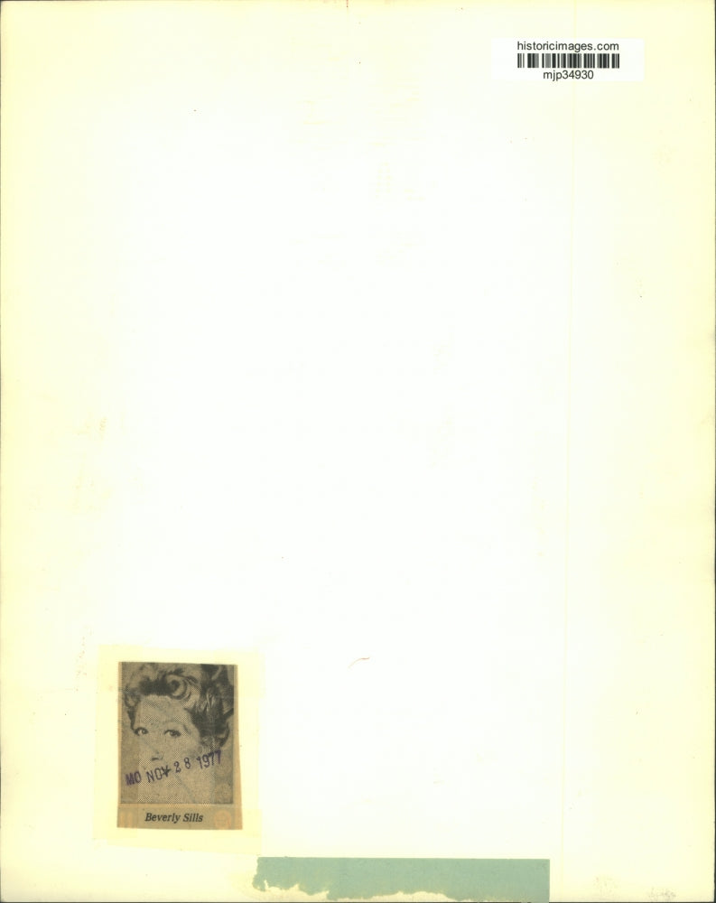 1977 Press Photo Beverly Sills actress staring in "The Merry Widow" on PBS.