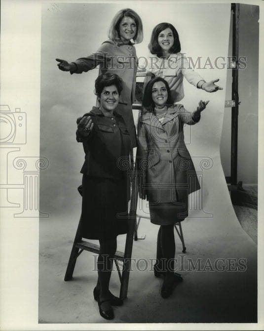 1968 Press Photo Four members of the "Up With People!" group - mjp35105- Historic Images
