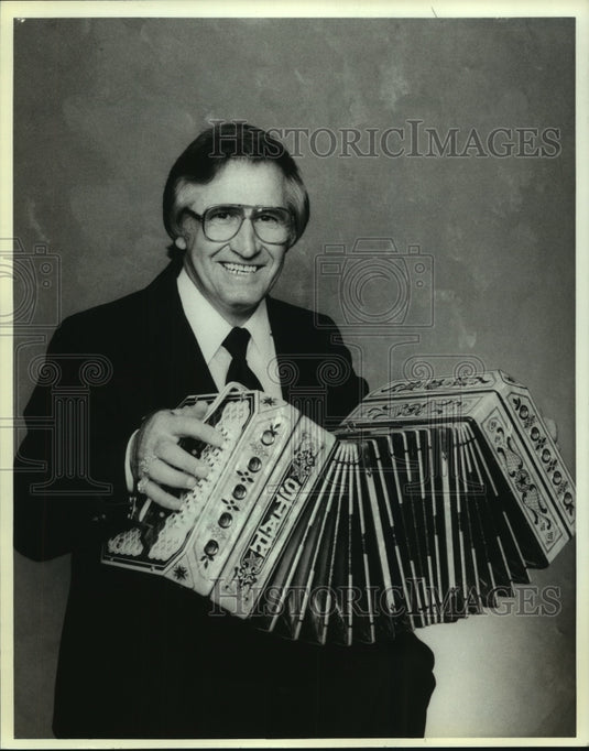 1986 Press Photo Alvin Stycznski, musician - mjp35124- Historic Images