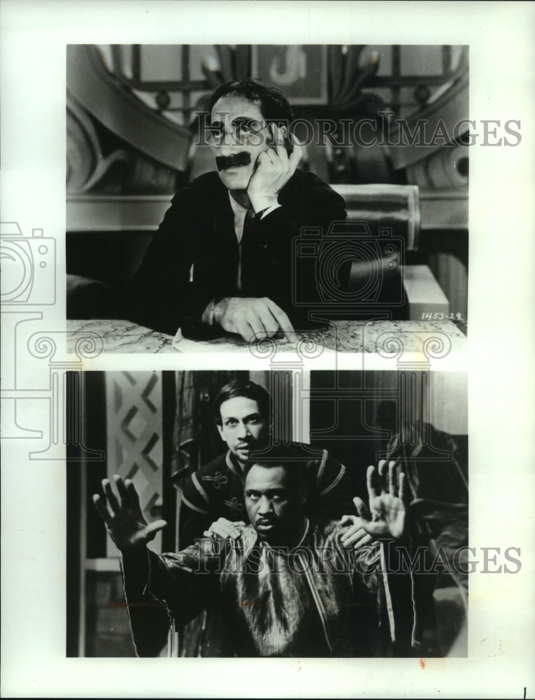 1948 Press Photo (Top), Actor Groucho Marx-(Bottom), Singer/Actor Paul Robeson- Historic Images