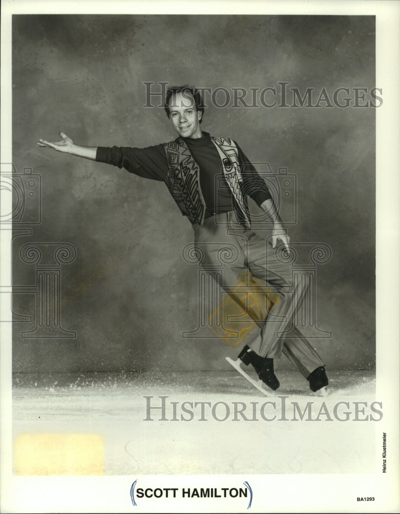 Press Photo Figure Skater Scott Hamilton - mjp35721- Historic Images