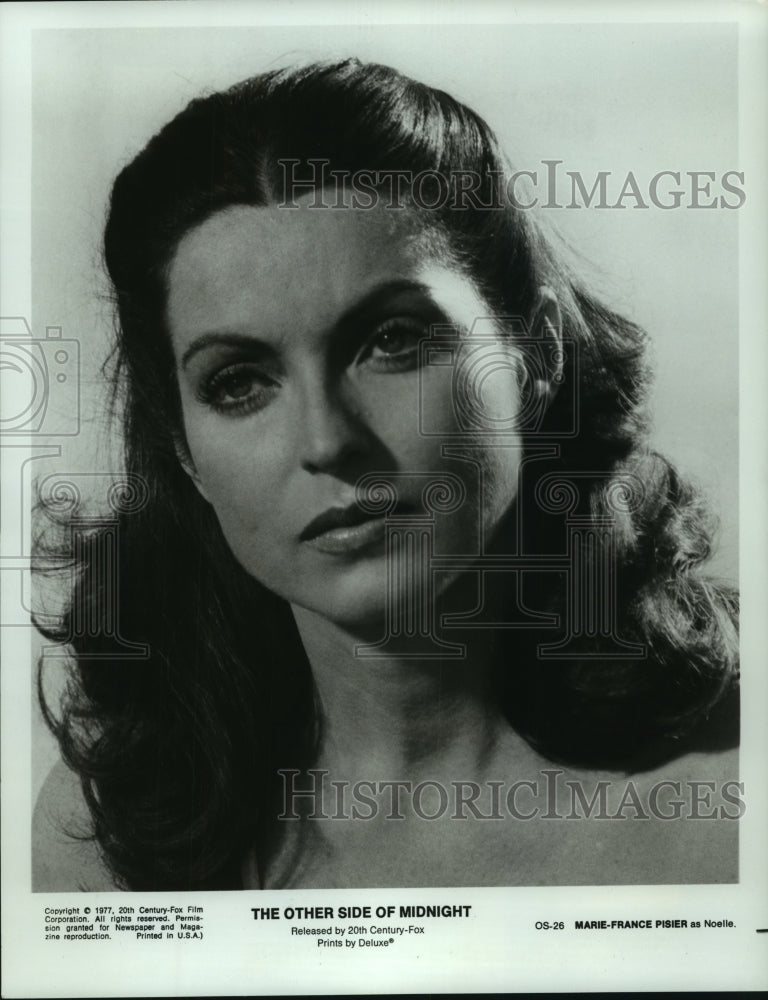 1977 Press Photo Marie-France Pisier stars in &quot;The Other Side of Midnight.&quot;- Historic Images