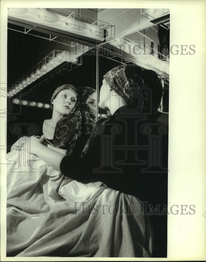 1980 Press Photo Rose Pickering in &quot;Mother Courage,&quot; Milwaukee Repertory Theater- Historic Images