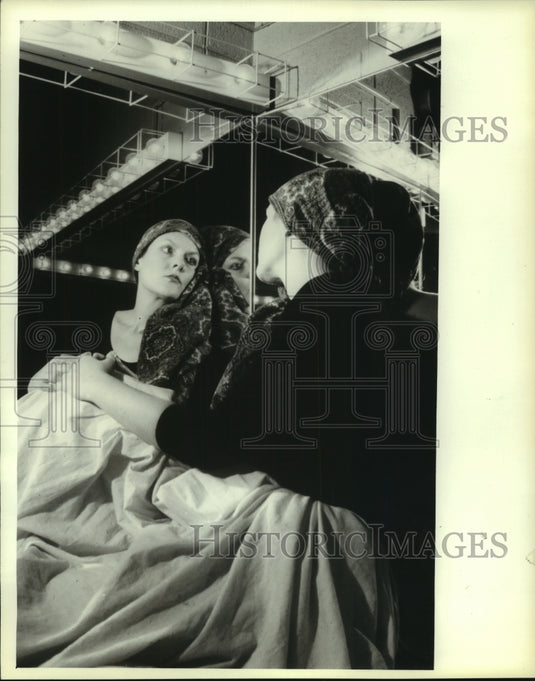 1980 Press Photo Rose Pickering in "Mother Courage," Milwaukee Repertory Theater- Historic Images