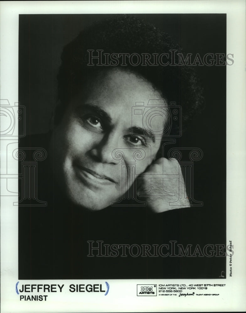 Press Photo Jeffrey Siegel, pianist - mjp36290- Historic Images