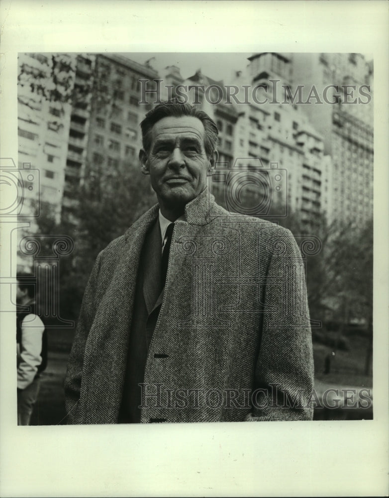 1966 Press Photo United States Actor Robert Ryan - mjp36572- Historic Images