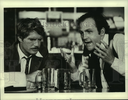 1974 Press Photo Chris Connelly and Lawrence Pressman on Paper Moon, on ABC.- Historic Images
